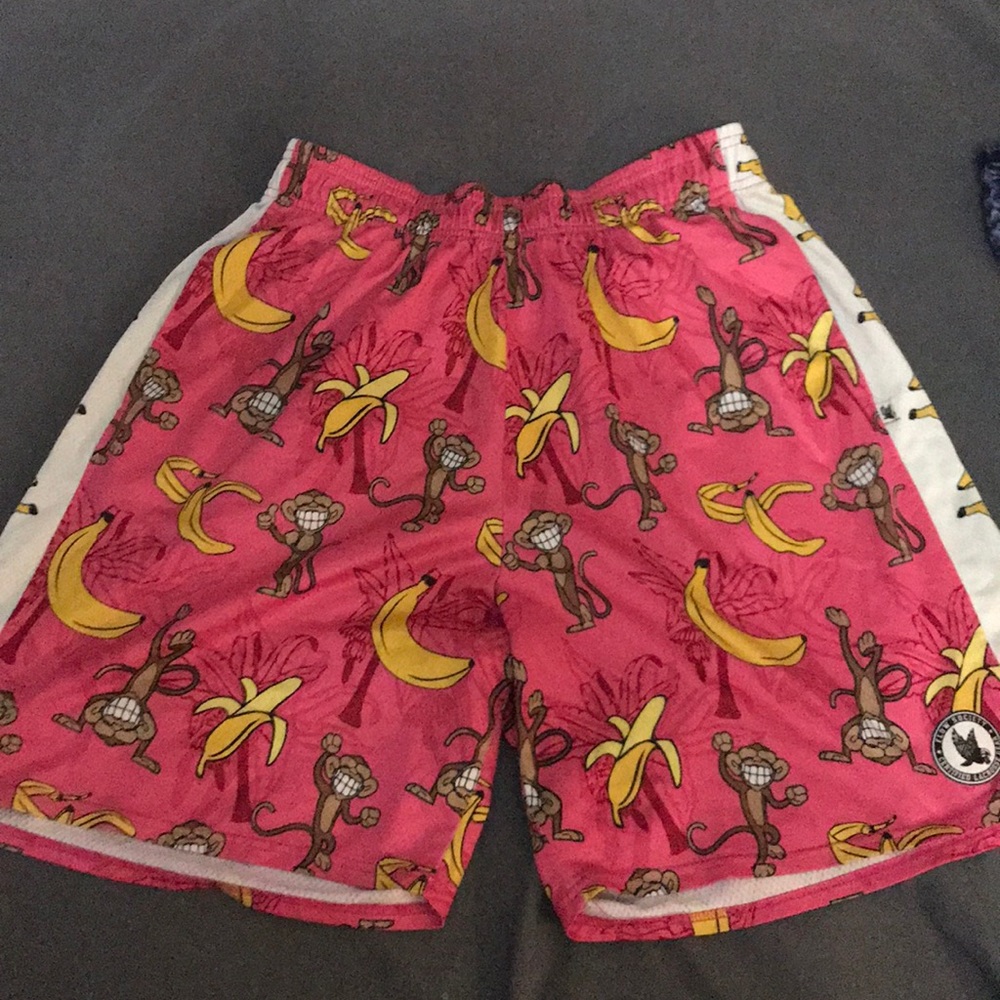 Monkey banana lacrosse shorts!